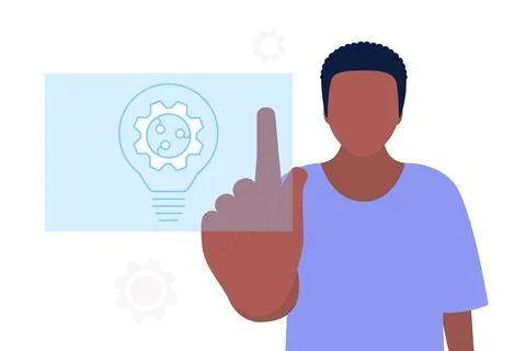 Artificial intelligence concept 스톡 일러스트