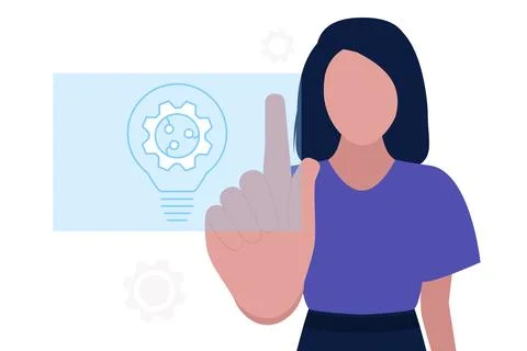 Artificial intelligence concept 스톡 일러스트