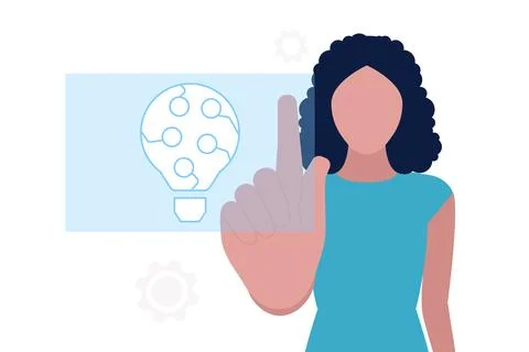 Artificial intelligence concept 스톡 일러스트