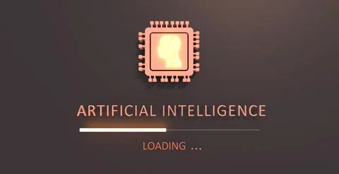 Artificial Intelligence concept. Loading process. Stock Footage 311272088