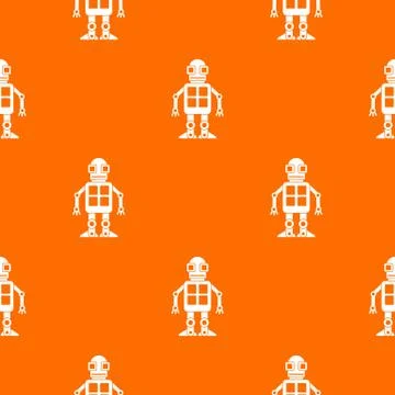 Artificial intelligence concept pattern seamless Stock Illustration
