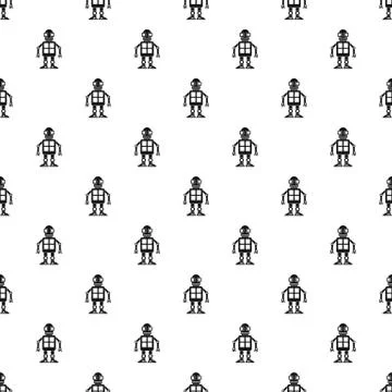 Artificial intelligence concept pattern vector Illustrazione stock