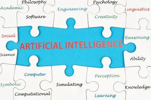 Artificial intelligence concept 스톡 사진
