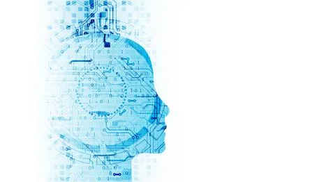 Artificial intelligence concept. Technology background. Stock Illustration