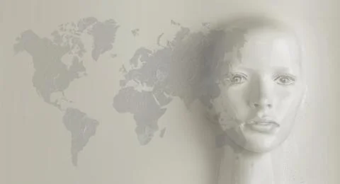 Artificial intelligence concept - world globalization Stock Photos