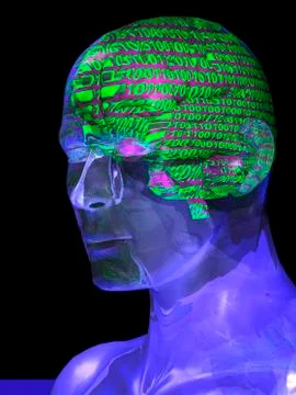 Artificial intelligence, conceptual image Stock Illustration