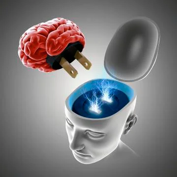 Artificial intelligence, conceptual image Stock Illustration