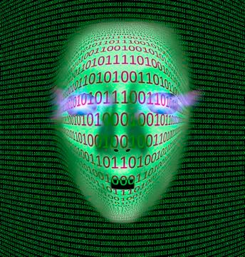 Artificial intelligence, conceptual image Stock Illustration