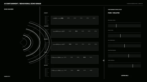 Artificial Intelligence Containment HUD Seamless Loop Stock Footage 342235954