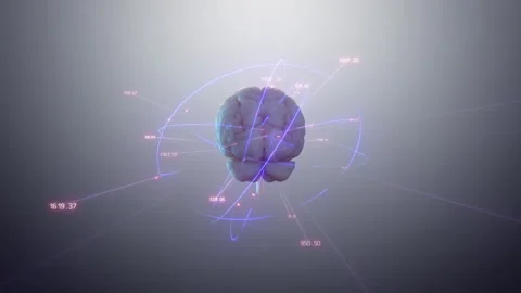 Artificial Intelligence Data Futuristic Loop. Stock-Footage 342884084