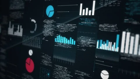 Artificial Intelligence Data Plane With A Vertical Code Stream Receding Into Video stock 343626409