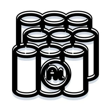 Artificial intelligence data storage and cloud computing concept Illustrazione stock