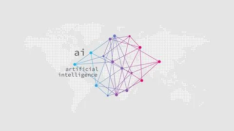 Artificial Intelligence. Deep learning. AI vector illustration Stock Illustration