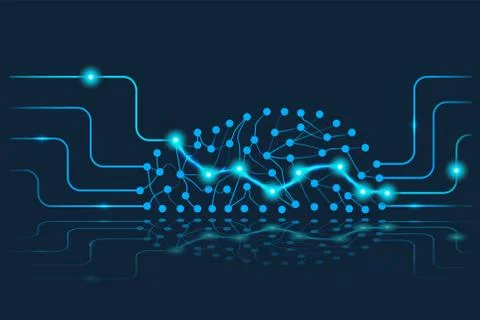 Artificial intelligence design concept Stock-Illustration