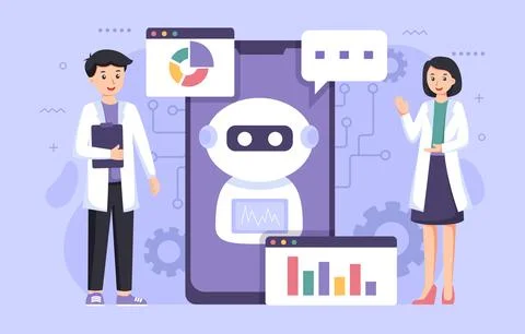 Artificial intelligence design vector. Stock Illustration