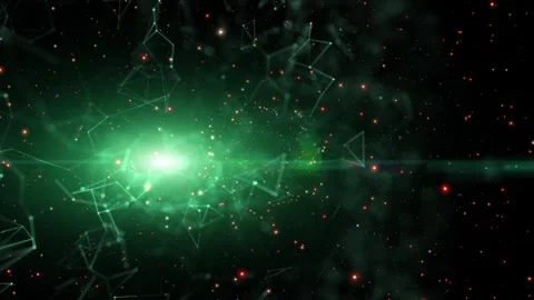 Artificial Intelligence digital cyberspace netowrk light animation Stock Footage 337238759
