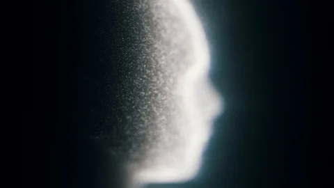 Artificial Intelligence, Digital Human Concept - Angle 2 Stock Footage 105855279