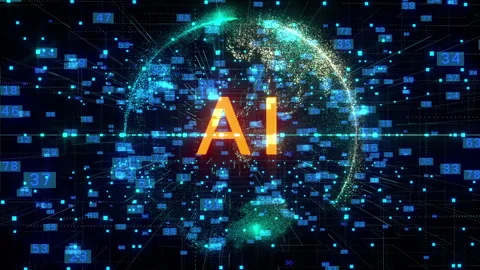 Artificial intelligence Digital information Technology Network Data Connection Vidéo 277212693