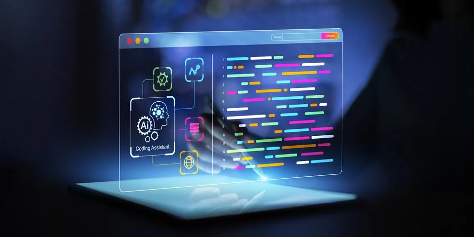 Artificial Intelligence Driven Coding Assistant for Modern Software Developme 写真素材