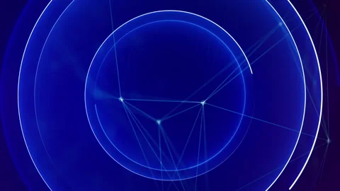 Artificial intelligence elements abstract ai abstract background Stock Footage 273991251