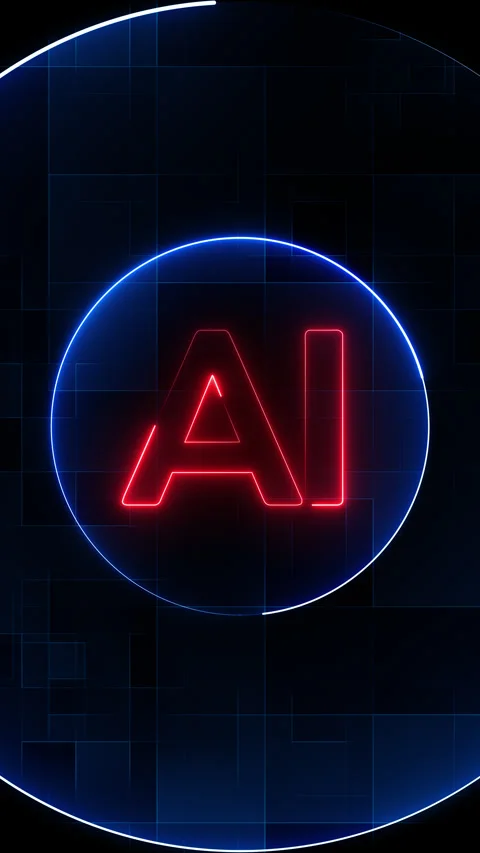 Artificial intelligence elements abstract ai abstract background Stock Footage 273991311