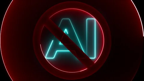 Artificial intelligence elements abstract ai abstract background Stock Footage 273991321