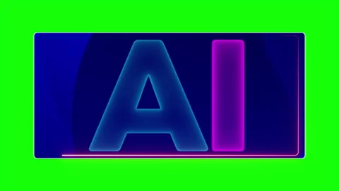 Artificial intelligence elements abstract ai abstract background Stock Footage 273991462