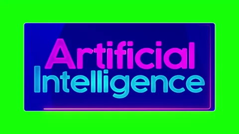 Artificial intelligence elements abstract ai abstract background Stock Footage 273991469