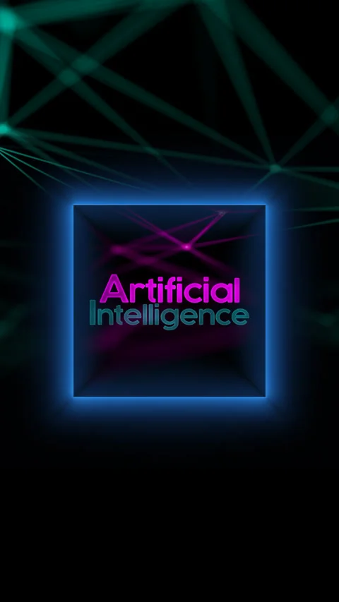 Artificial intelligence elements abstract ai abstract background Stock Footage 273991475