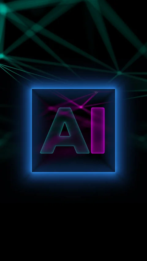 Artificial intelligence elements abstract ai abstract background Stock Footage 273991478