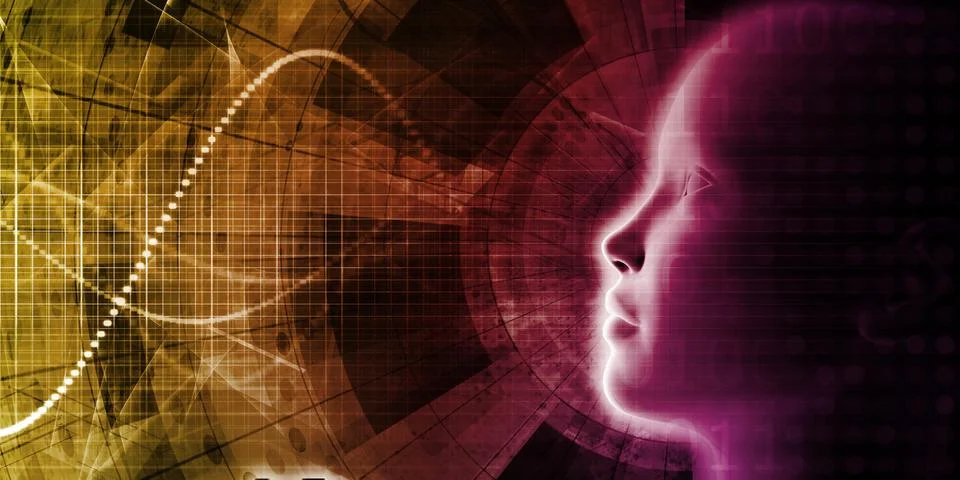 Artificial Intelligence Evolution 스톡 일러스트