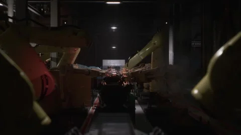 Artificial intelligence in the factories of the future Stock Footage 290297875