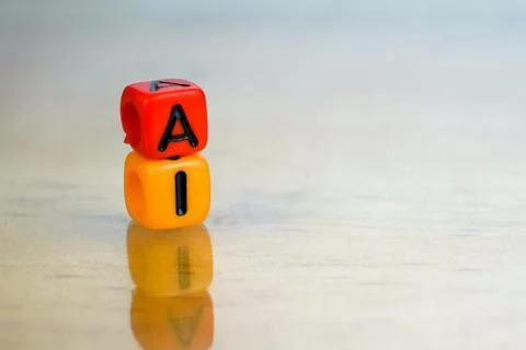 Artificial intelligence in future information technology. Stock Photos