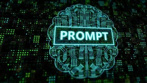 Artificial Intelligence to generate content イラスト素材