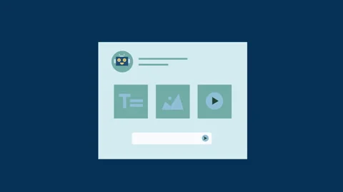 Artificial intelligence generating text, AI generating 2d with alpha matte Stockbeeldmateriaal 336039324
