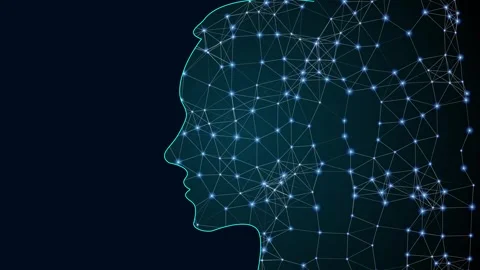 Artificial Intelligence human face Facial recognition biometric medical research 库存影片 324564615