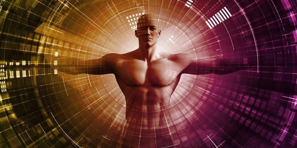 Artificial Intelligence in Human Science and Medicine Stock Photos