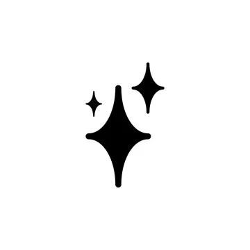 Artificial intelligence icon. AI icon with three stars for logo, applicatio.. Stockillustratie