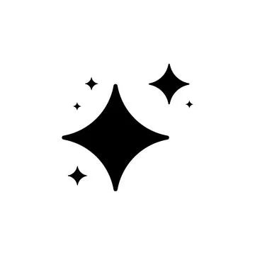 Artificial intelligence icon. AI icon with three stars for logo, applicatio.. Stockillustratie