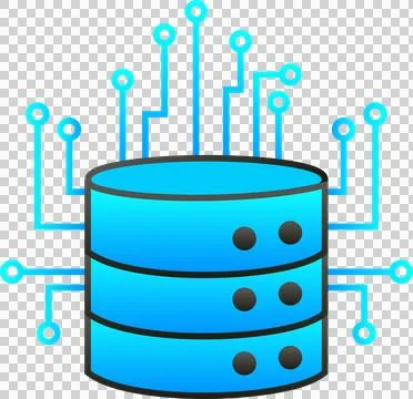 Artificial intelligence icon element design illustration.  Stock Illustration