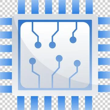 Artificial intelligence icon element design illustration. Stock Illustration