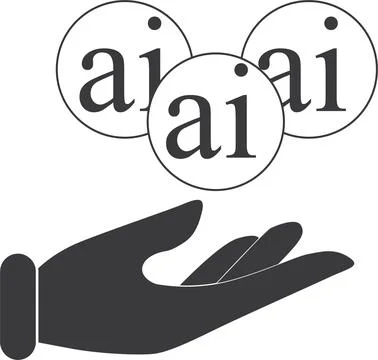 Artificial intelligence icon  in line style . Stock Illustration