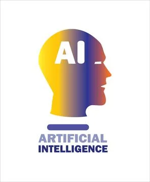 Artificial intelligence icon logo illustration Stock Illustration