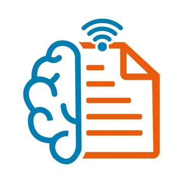 Artificial intelligence icon symbol technology system Document Computer Logo Ico Stock Illustration