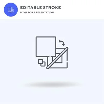 Artificial Intelligence icon vector, filled flat sign, solid pictogram isolated 스톡 일러스트