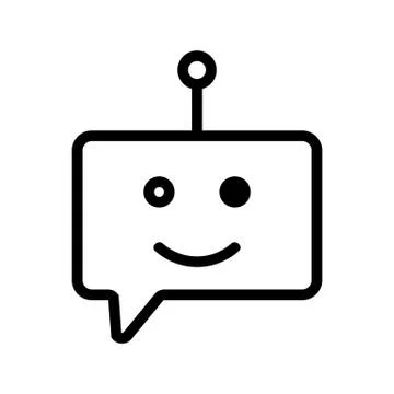 Artificial intelligence icon vector. Isolated contour symbol illustration Stockillustratie