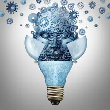 Artificial Intelligence Ideas 库存插图