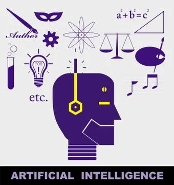 Artificial intelligence Illustrazione stock