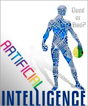 ARTIFICIAL INTELLIGENCE Stockillustratie