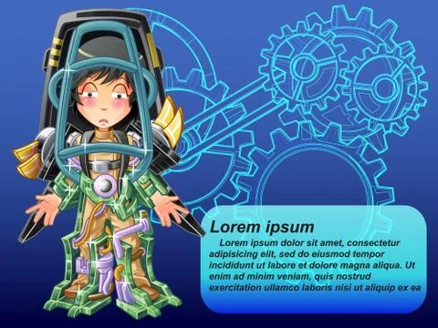 Artificial intelligence. Stock Illustration